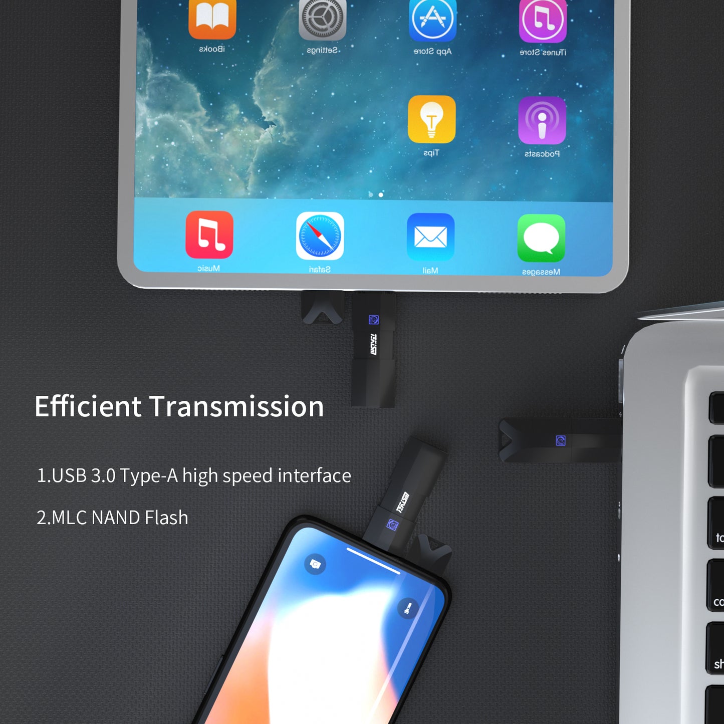 MFi Certified 128GB Photo Stick for iPhone Flash Drive