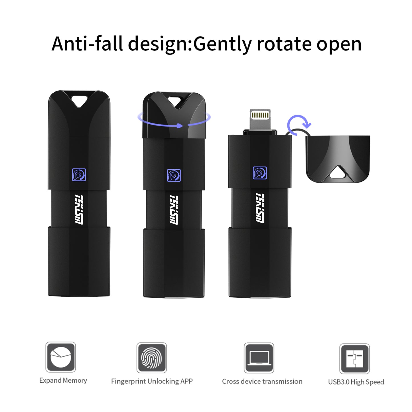 MFi Certified 128GB Photo Stick for iPhone Flash Drive