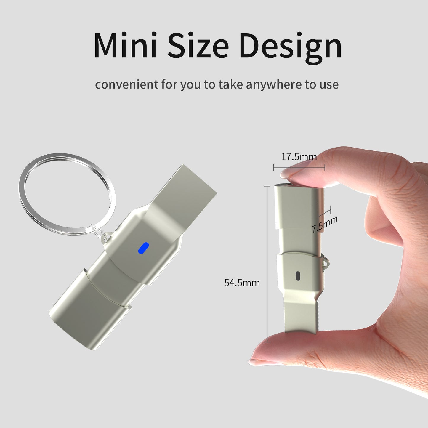 128GB Type C USB Flash Drive 2 in 1 OTG USB 3.1 + USB C