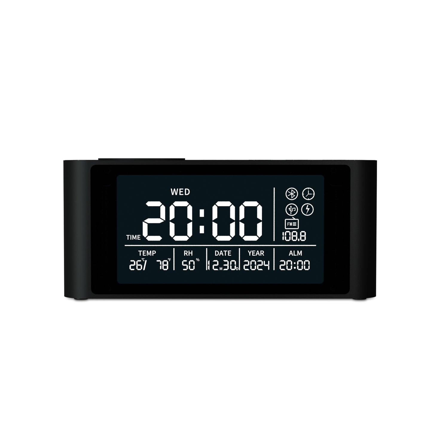 Multi-function Bluetooth Speaker Alarm Clock