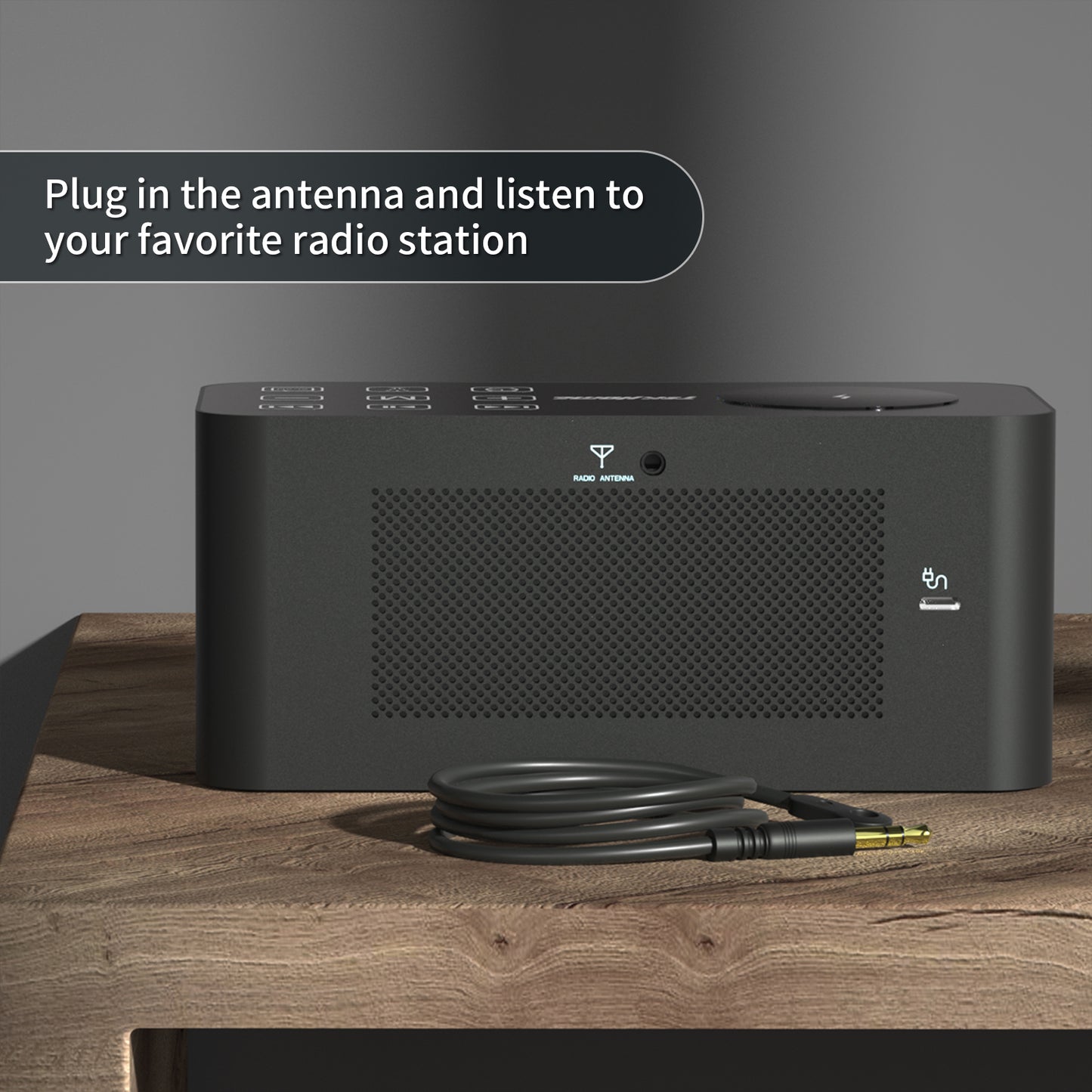 Multi-function Bluetooth Speaker Alarm Clock